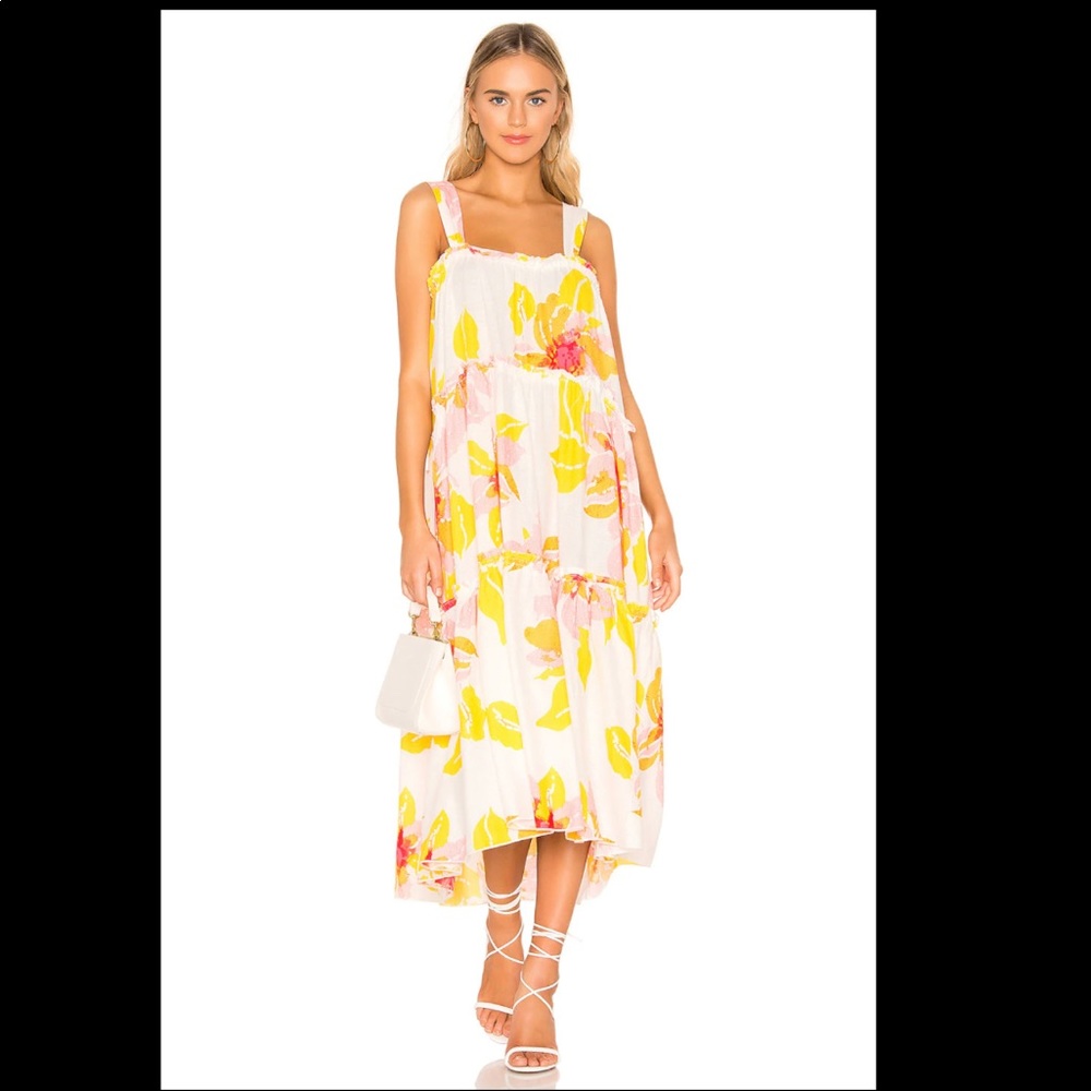NWT Free People Moonshine Midi Dress